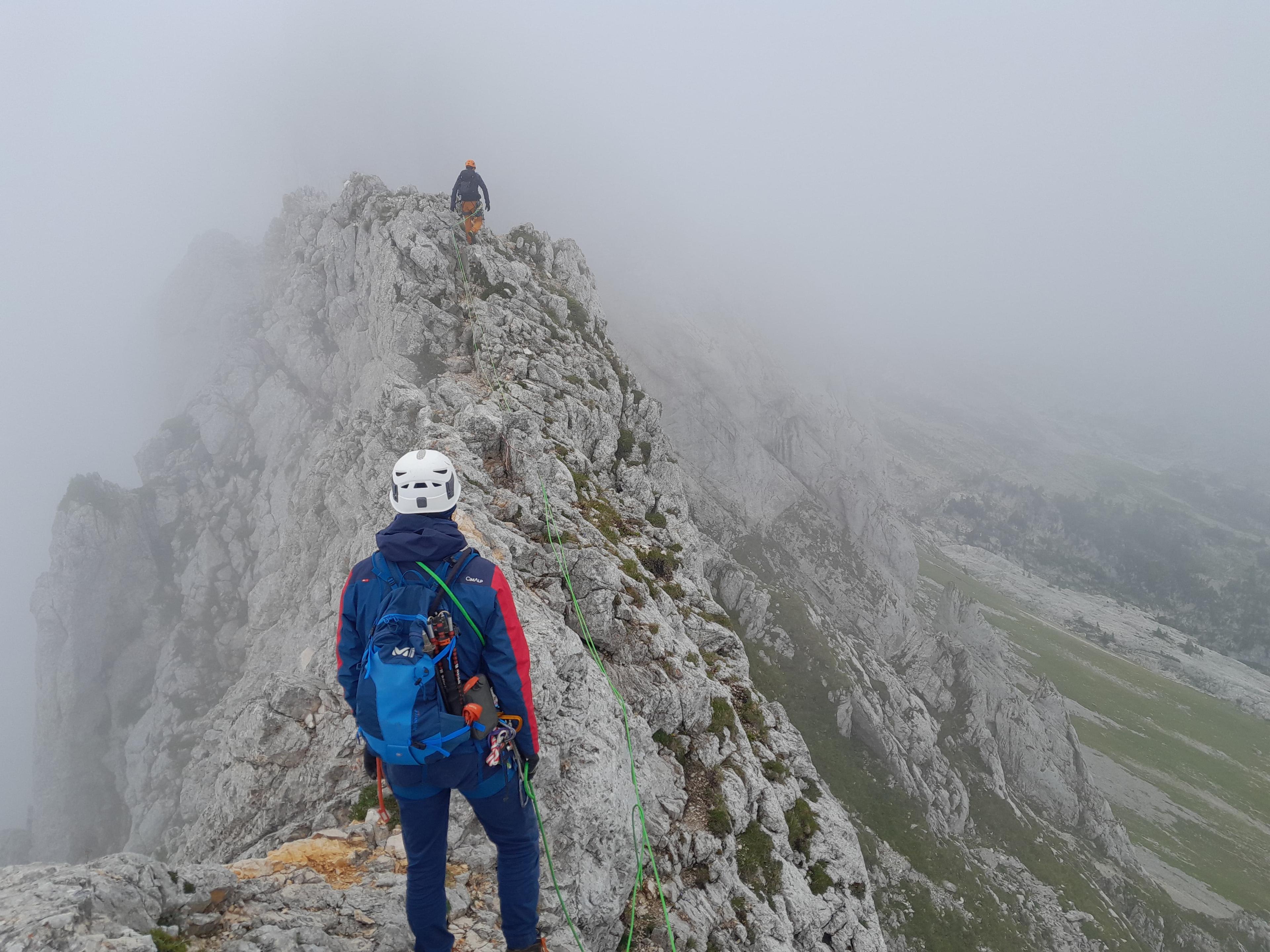 Gerbier dans le brouillard